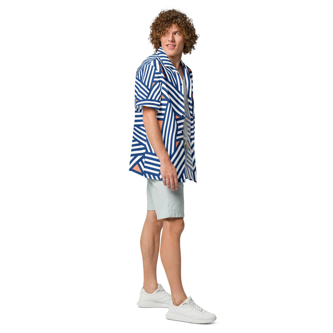 Chemise à boutons O'coeur " Rayure Marine " - O'coeur Shop