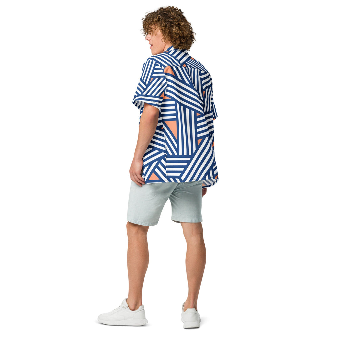 Chemise à boutons O'coeur " Rayure Marine " - O'coeur Shop