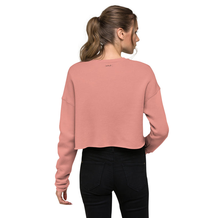 Crop top Rose O'Cœur brodé ( Sourire complice , Bonheur Simple ) - O'coeur Shop 