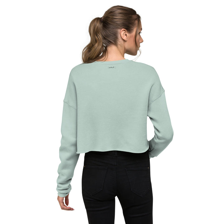 Crop top Vert Brodé O'Cœur  ( Sourire complice , Bonheur Simple V2 ) - O'coeur Shop 