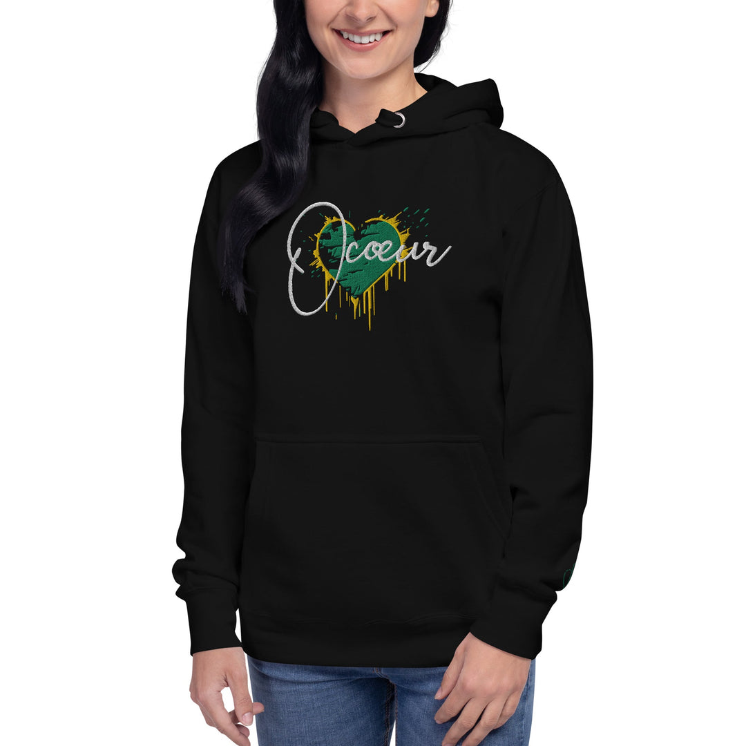 Pull à Capuche O'coeur Brodé "Greenlove" - O'coeur Shop