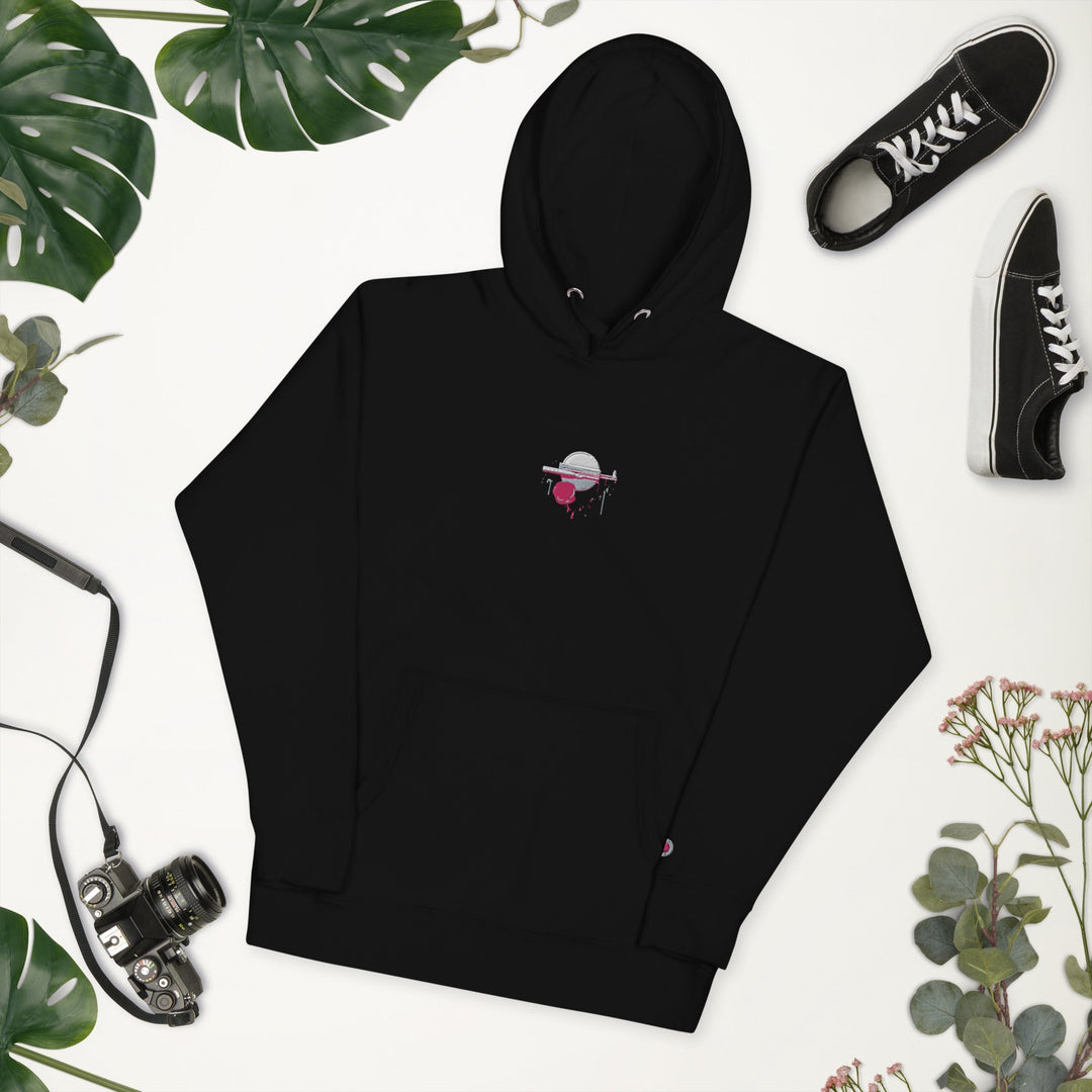 Pull à Capuche O'coeur Brodé " Gun & Rose" - O'coeur Shop 