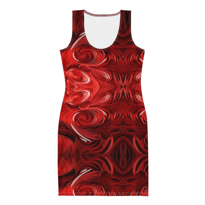 Robe moulante O'coeur " RedFlower " - O'coeur Shop