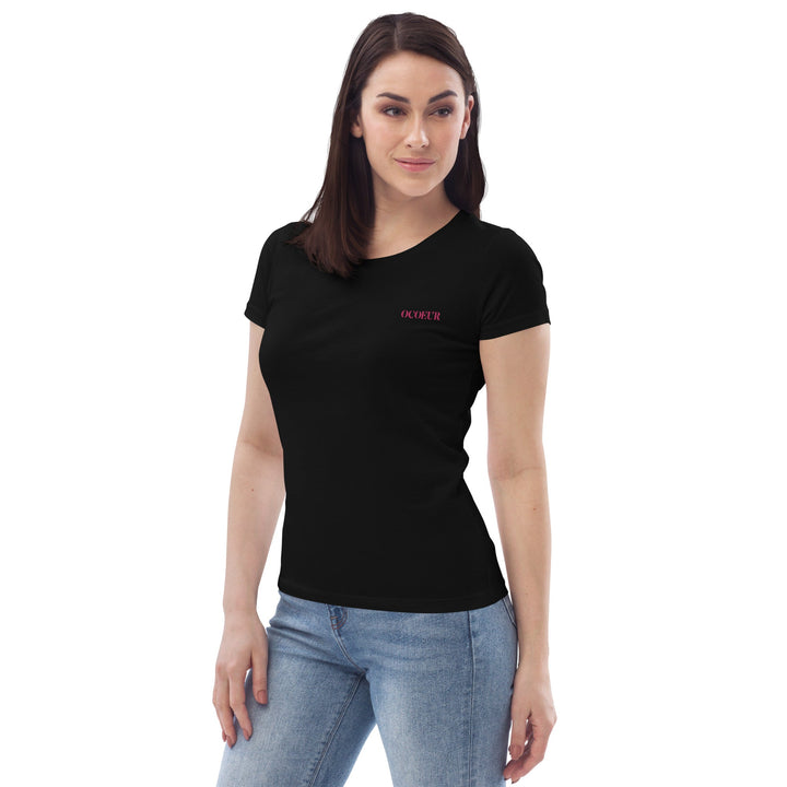 T-shirt moulant O'coeur brodé " Live free " - O'coeur ShopTee shirt