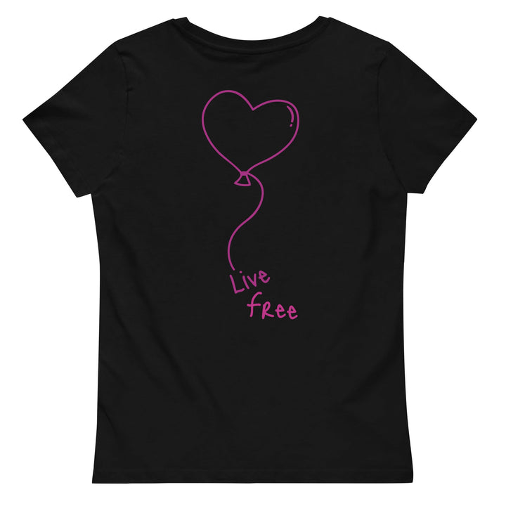 T-shirt moulant O'coeur brodé " Live free " - O'coeur ShopTee shirt