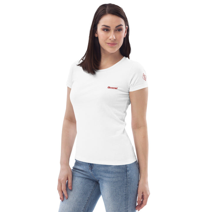 T-shirt moulant O'coeur brodé " Rouge Magie " - O'coeur ShopTee shirt