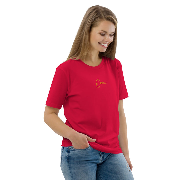 T-shirt unisexe O'coeur brodé " Golden Lion " - O'coeur ShopChemise